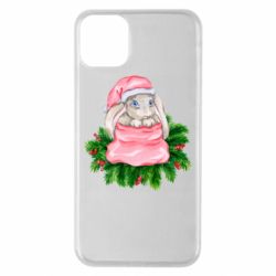 Чехол для iPhone 11 Pro Max Заяц Новогодний - PrintSalon
