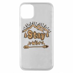 Чехол для iPhone 11 Pro Mountains - Stay Wild - PrintSalon