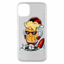 Чехол для iPhone 11 Pro New Year's beer - PrintSalon