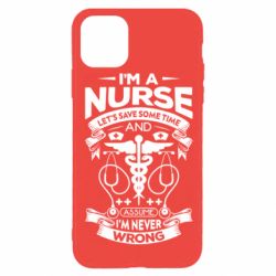 Чехол для iPhone 11 Pro Nurse I'm Never Wrong - PrintSalon