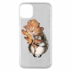 Чехол для iPhone 11 Pro Осенний ежик - PrintSalon