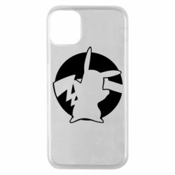 Чехол для iPhone 11 Pro Pikachu silhouette - PrintSalon