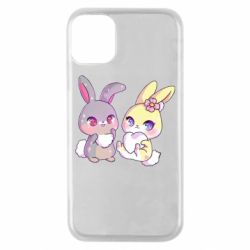 Чехол для iPhone 11 Pro Rabbits In Love - PrintSalon