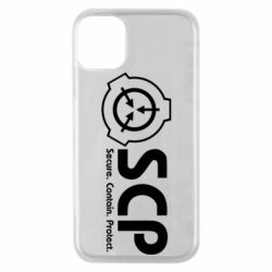 Чохол для iPhone 11 Pro SCP logo text - PrintSalon