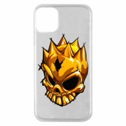 Чехол для iPhone 11 Pro Standoff - Gold Skull - PrintSalon
