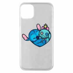 Чехол для iPhone 11 Pro Стич с куклой - PrintSalon