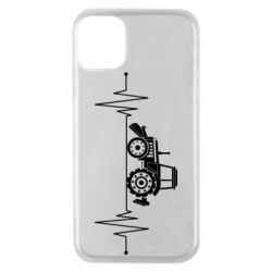Чехол для iPhone 11 Pro Трактор импульс - PrintSalon