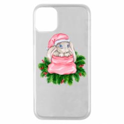 Чехол для iPhone 11 Pro Заяц Новогодний - PrintSalon