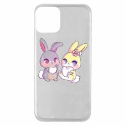 Чехол для iPhone 11 Rabbits In Love - PrintSalon