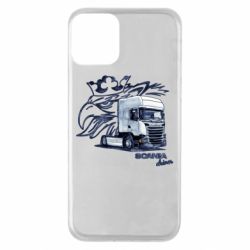 Чехол для iPhone 11 Scania watercolor art - PrintSalon