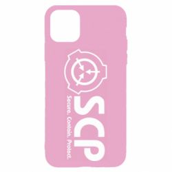 Чохол для iPhone 11 SCP logo text - PrintSalon