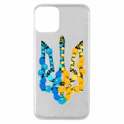 Чохол для iPhone 11 Тризуб квіти Україна - PrintSalon