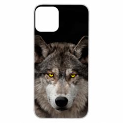Чохол для iPhone 11 Wolf with yellow eyes - PrintSalon