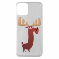 Чехол для iPhone 11 Забавный олень - PrintSalon