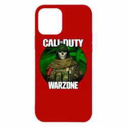 Чехол для iPhone 12 Call of duty Warzone ghost green background - PrintSalon