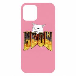 Чехол для iPhone 12 Doom меов cat - PrintSalon