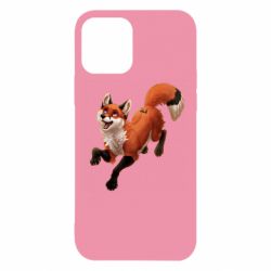 Чехол для iPhone 12 Fox in flight - PrintSalon