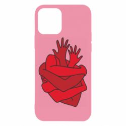 Чехол для iPhone 12 Heart out of hands - PrintSalon