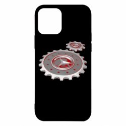 Чехол для iPhone 12 Mercedes logo механизм - PrintSalon