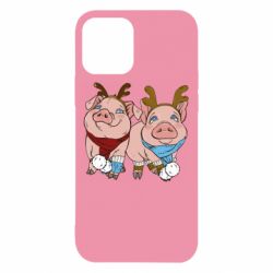 Чехол для iPhone 12 Pigs - PrintSalon