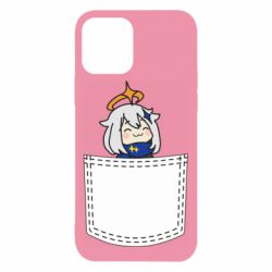 Чехол для iPhone 12 Pocket Paimon - PrintSalon