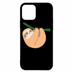 Чехол для iPhone 12 Sloth on a branch - PrintSalon