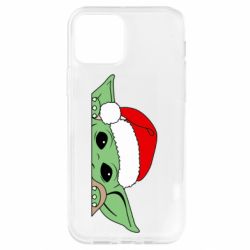 Чохол для iPhone 12 Baby Yoda Santa - PrintSalon