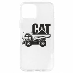 Чехол для iPhone 12 CAT logo and truck - PrintSalon