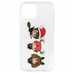 Чохол для iPhone 12 Гаррі Поттер та друзі новорічні - PrintSalon