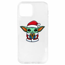 Чехол для iPhone 12 Grogu Santa Claus - PrintSalon