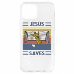 Чехол для iPhone 12 Jesus will save - PrintSalon