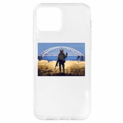Чехол для iPhone 12 Марка с Крымским мостом - PrintSalon
