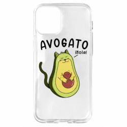 Чехол для iPhone 12 mini Avogato Cat - PrintSalon