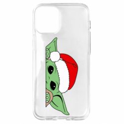 Чохол для iPhone 12 mini Baby Yoda Santa - PrintSalon
