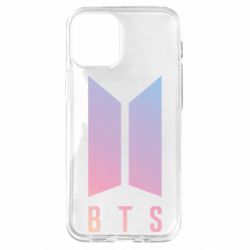 Чехол для iPhone 12 mini BTS gradient logo - PrintSalon