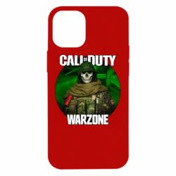 Чехол для iPhone 12 mini Call of duty Warzone ghost green background - PrintSalon