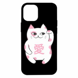 Чехол для iPhone 12 mini Cat and hieroglyphs - PrintSalon