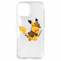Чехол для iPhone 12 mini Cute Detective Pikachu - PrintSalon