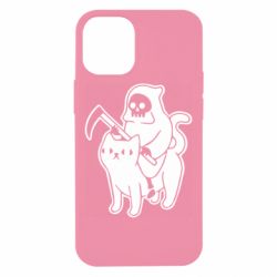 Чохол для iPhone 12 mini Death and cat - PrintSalon