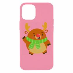 Чехол для iPhone 12 mini Deer in a scarf - PrintSalon