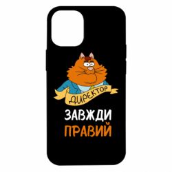Чехол для iPhone 12 mini Директор всегда прав - PrintSalon