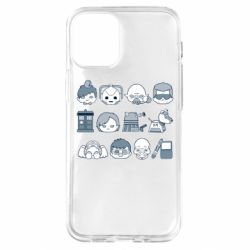 Чехол для iPhone 12 mini Doctor who icons - PrintSalon