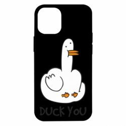 Чехол для iPhone 12 mini Duck you - PrintSalon