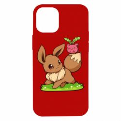 Чохол для iPhone 12 mini Eevee with Hoppip - PrintSalon