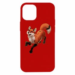 Чехол для iPhone 12 mini Fox in flight - PrintSalon