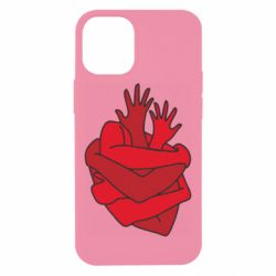 Чехол для iPhone 12 mini Heart out of hands - PrintSalon