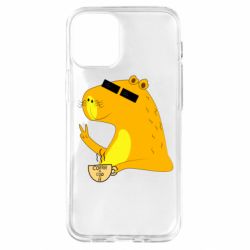 Чехол для iPhone 12 mini Капибара Программист - PrintSalon