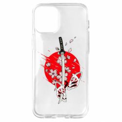 Чехол для iPhone 12 mini katana in sakura
