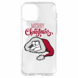 Чехол для iPhone 12 mini Кот саймона рождество - PrintSalon