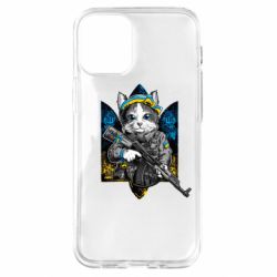 Чехол для iPhone 12 mini Кот военный